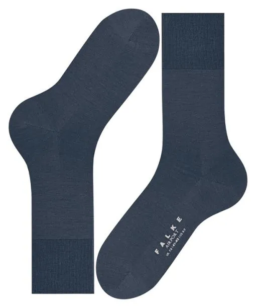 Men Airport Men Socks Dark Blue Mel FALKE Socks