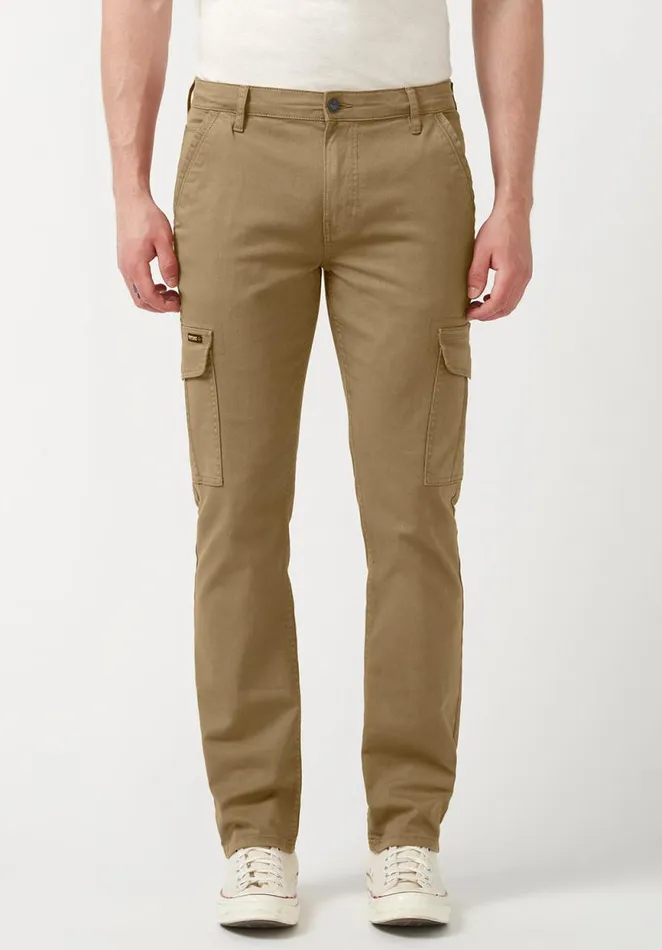Men Cargo Joe Dark Beige Men039s Straight Leg Pants Dark Beige Buffalo David Bitton Pants