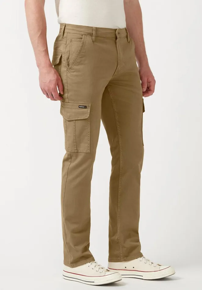 Men Cargo Joe Dark Beige Men039s Straight Leg Pants Dark Beige Buffalo David Bitton Pants