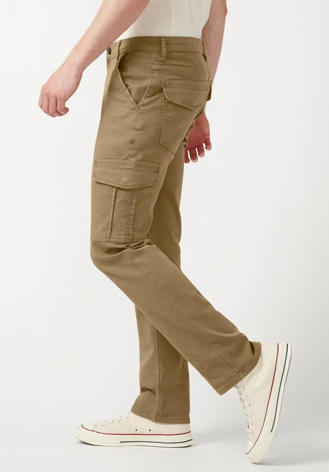 Men Cargo Joe Dark Beige Men039s Straight Leg Pants Dark Beige Buffalo David Bitton Pants