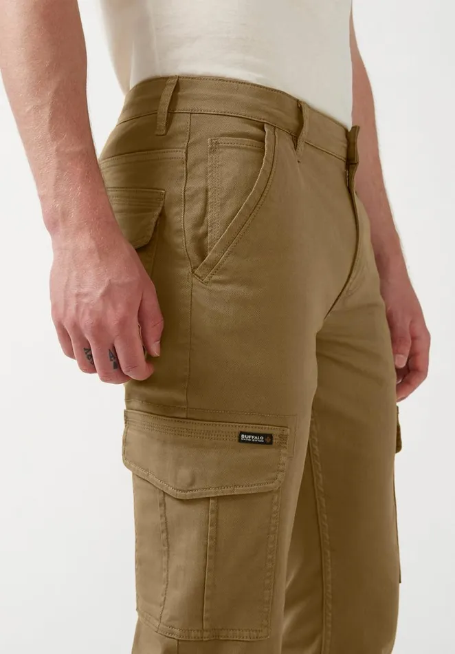 Men Cargo Joe Dark Beige Men039s Straight Leg Pants Dark Beige Buffalo David Bitton Pants