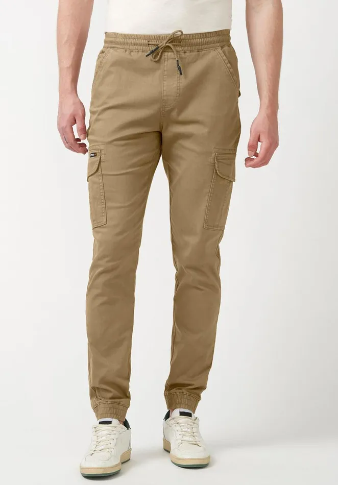 Men Cargo Tom Dark Beige Men039s Jogger Pants Dark Beige Buffalo David Bitton Pants