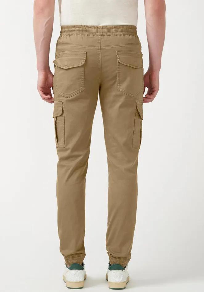 Men Cargo Tom Dark Beige Men039s Jogger Pants Dark Beige Buffalo David Bitton Pants
