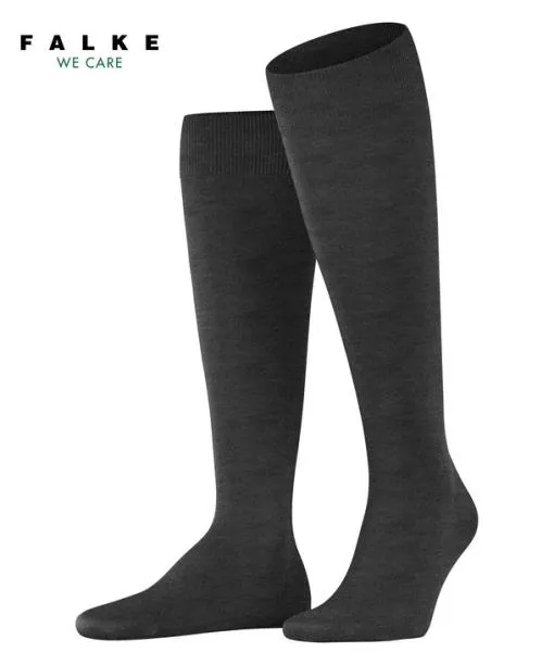 Men ClimaWool Men Kneehigh Socks Anthra Mel FALKE Knee High Socks