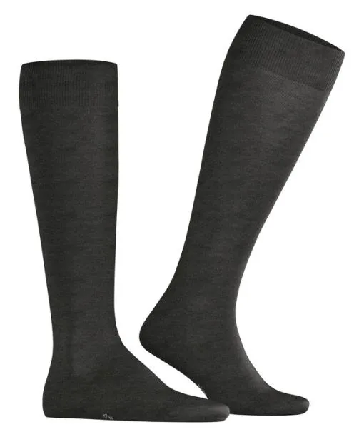 Men ClimaWool Men Kneehigh Socks Anthra Mel FALKE Knee High Socks