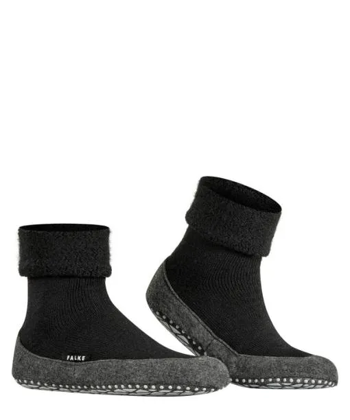 Men Cosyshoe Men Slippers Black FALKE House Socks and Slippers