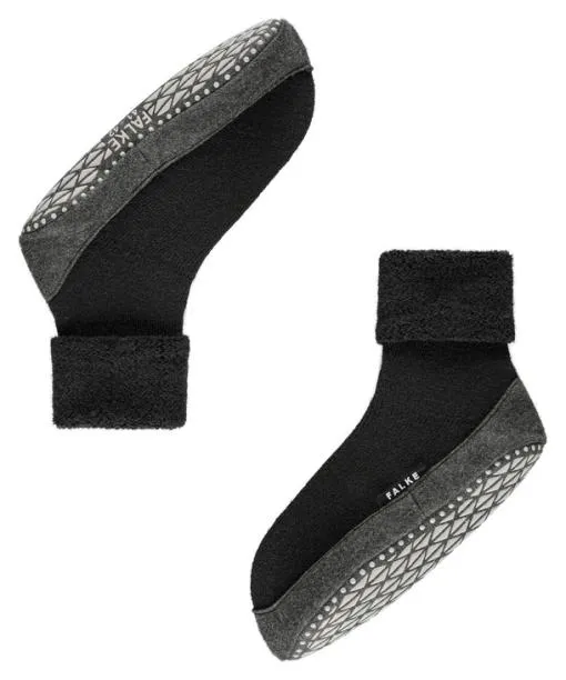 Men Cosyshoe Men Slippers Black FALKE House Socks and Slippers