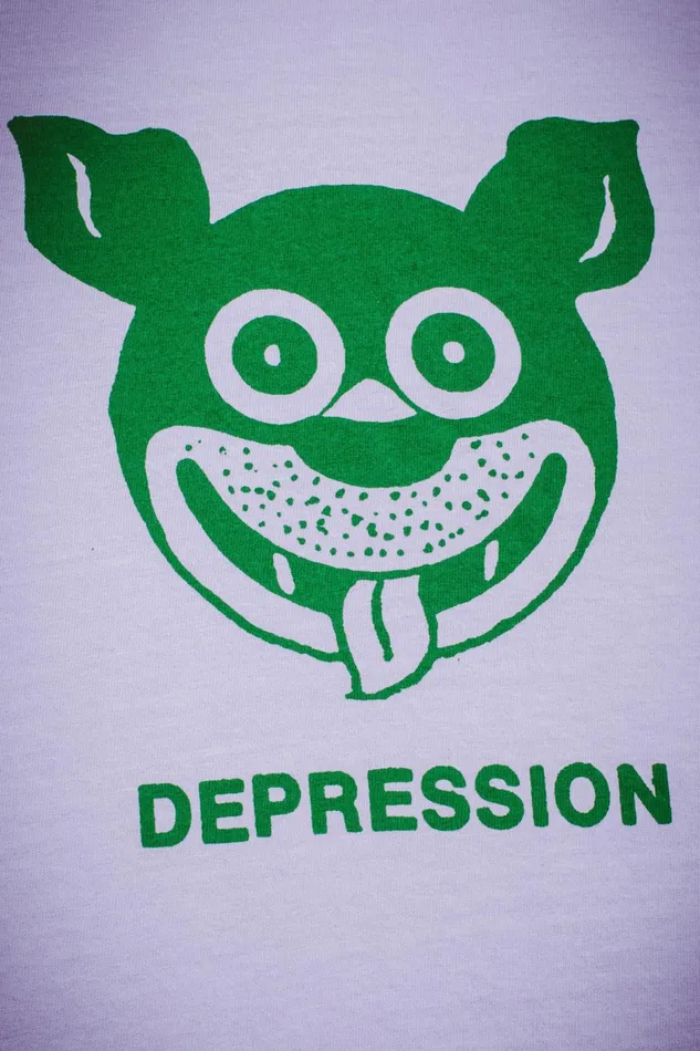 Men Depression Short Sleeve Tee Fucking Awesome Short Sleeve Men Depression Short Sleeve Tee Fucking Awesome Short Sleeve