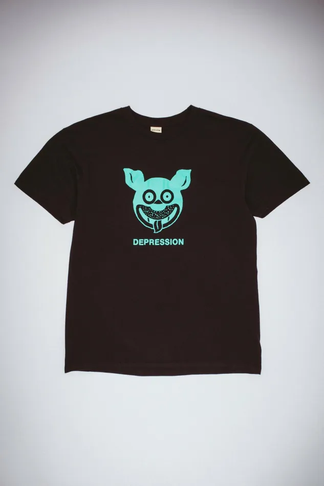 Men Depression Short Sleeve Tee Fucking Awesome Short Sleeve Men Depression Short Sleeve Tee Fucking Awesome Short Sleeve