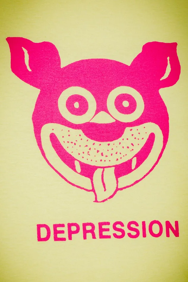 Men Depression Short Sleeve Tee Fucking Awesome Short Sleeve Men Depression Short Sleeve Tee Fucking Awesome Short Sleeve