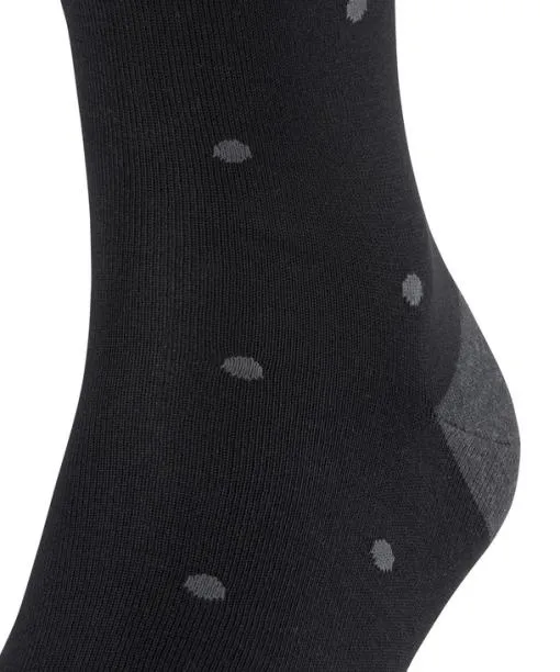 Men Dot Men Kneehigh Socks Anthracite Mel FALKE Knee High Socks
