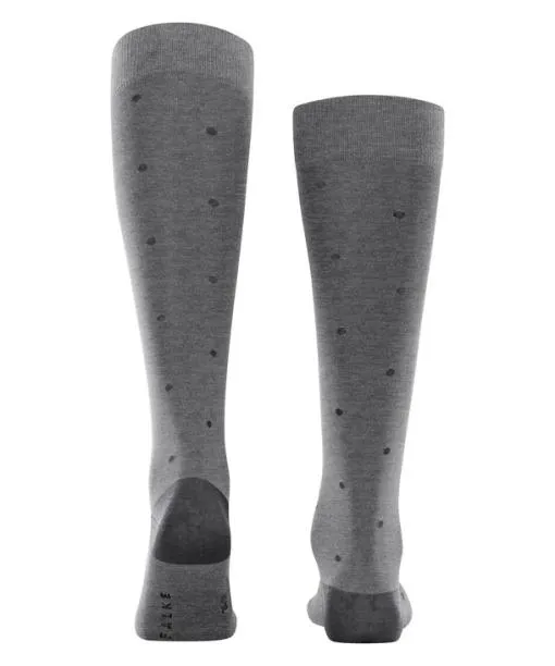 Men Dot Men Kneehigh Socks Steel Mel FALKE Knee High Socks