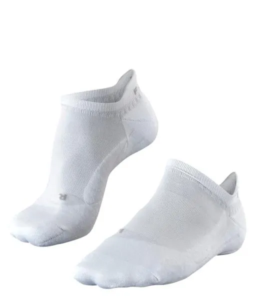Men GO2 Invisible Men Golf No Show Socks White FALKE Golf Socks