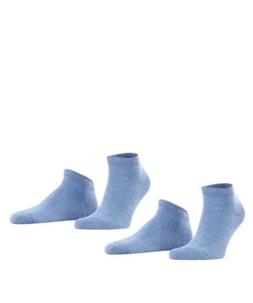 Men Happy 2Pack Men Sneaker Socks Light Denim FALKE Ankle Socks