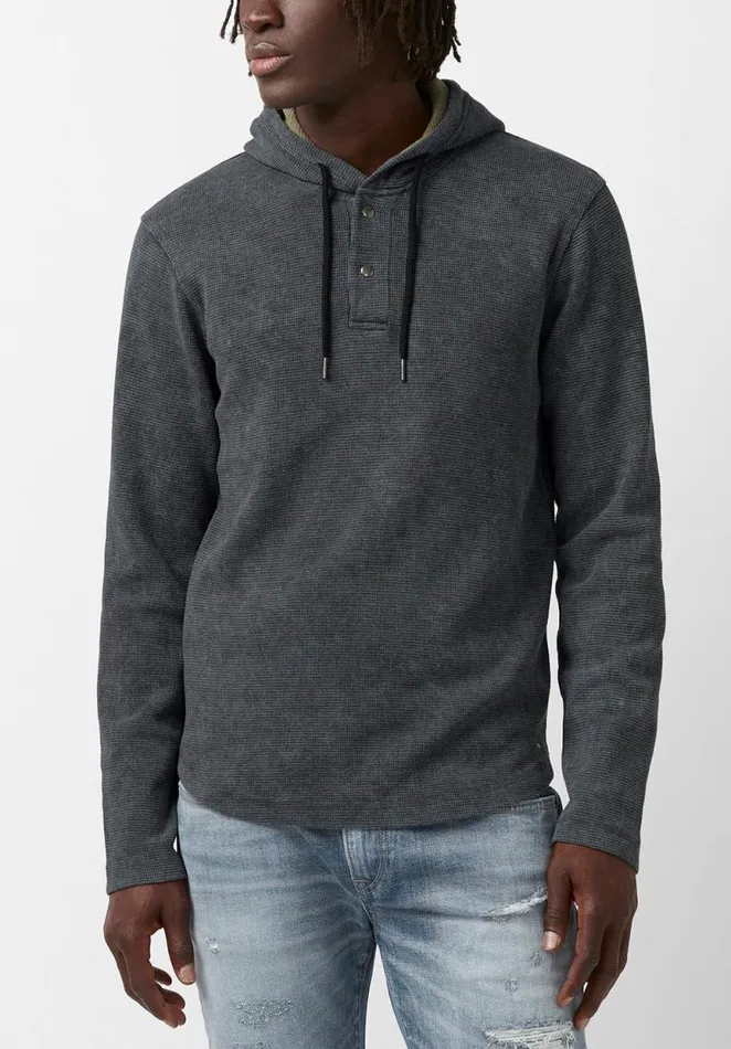 Men Kafom Black LongSleeve Mens Sweatshirt Black Buffalo David Bitton Tops and Tees
