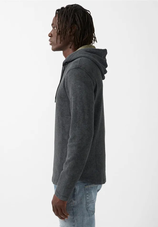 Men Kafom Black LongSleeve Mens Sweatshirt Black Buffalo David Bitton Tops and Tees