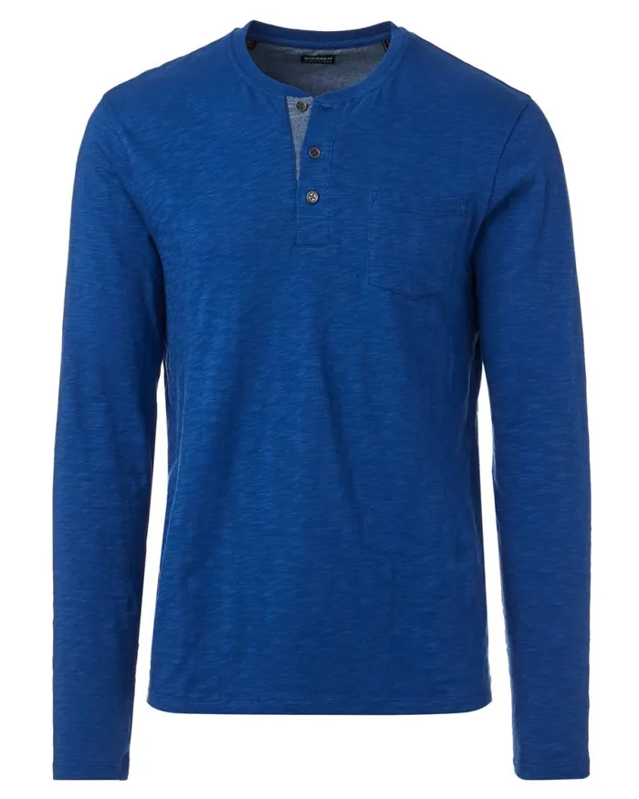 Men Kirock Henley Shirt Milk Buffalo David Bitton Sweaters