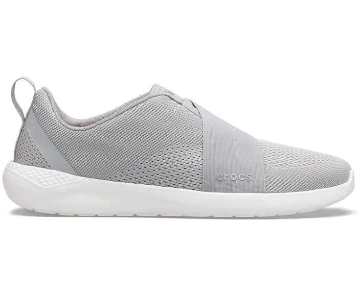 Men LiteRide Modform SlipOn Light Grey White Crocs Sneakers