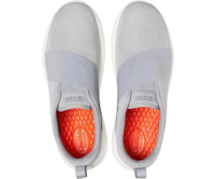 Men LiteRide Modform SlipOn Light Grey White Crocs Sneakers
