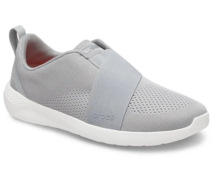 Men LiteRide Modform SlipOn Light Grey White Crocs Sneakers