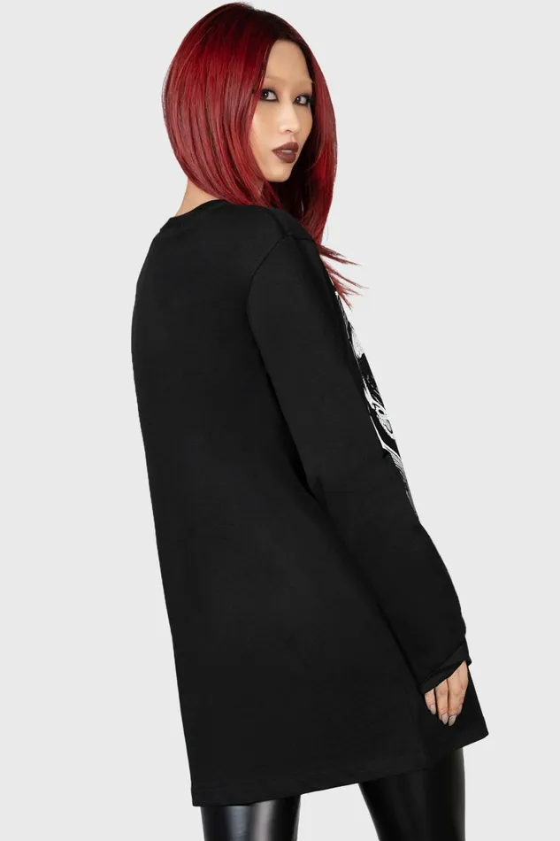Men Long Sleeves Killstar Blind Mind Long Sleeve Top
