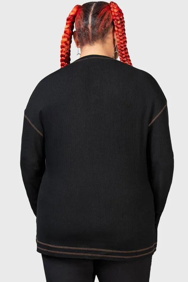 Men Long Sleeves Killstar Otherworlds Henley Top