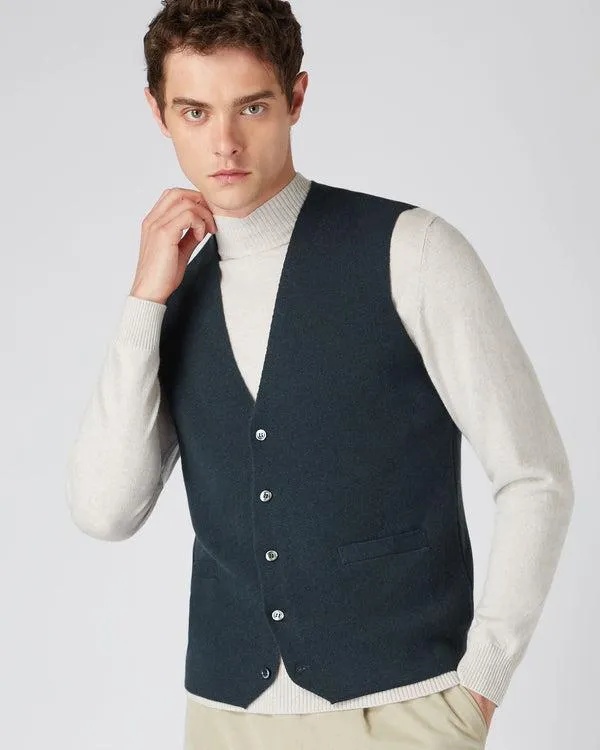 Men Men039s The Chelsea Milano Cashmere WaistcoatIn Grigio Blue Grigio Blue NPeal Gilets and Waistcoats Men Men039s The Chelsea Milano Cashmere WaistcoatIn Grigio Blue Grigio Blue NPeal Gilets and Waistcoats