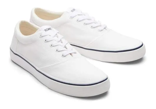 Men MenFenix White Canvas TOMS Sneakers