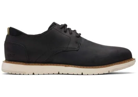 Men Navi Black Water Resistant Dress Shoe Water Resistant Black TOMS Dress Shoes