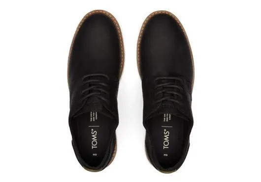 Men Navi Black Water Resistant Dress Shoe Water Resistant Black TOMS Dress Shoes