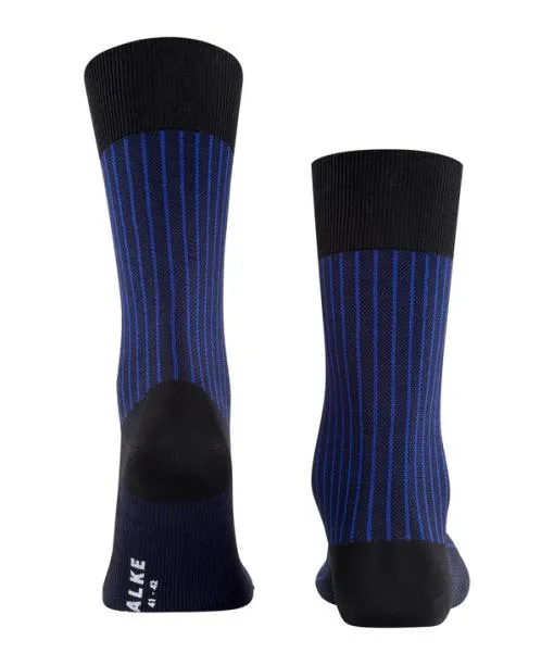 Men Oxford Stripe Men Socks Black FALKE Socks