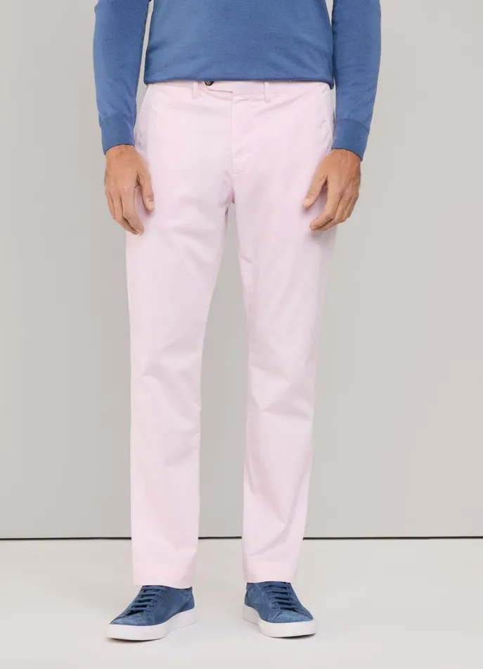 Men Pants Faonnable Regular Fit Stretch Chinos Dusk Purple