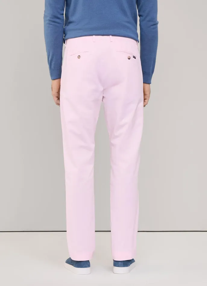 Men Pants Faonnable Regular Fit Stretch Chinos Dusk Purple