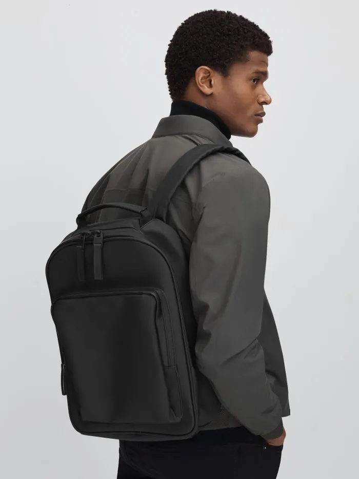 Men Reiss Brands Waterproof Backpack Black