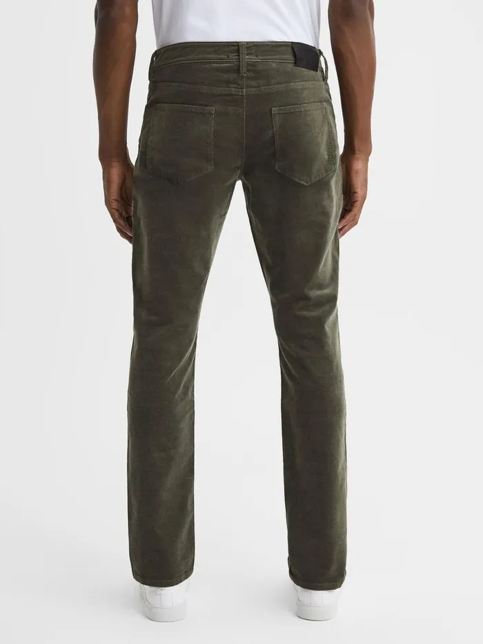 Men Reiss Jeans Corduroy Jeans Forest Shadow