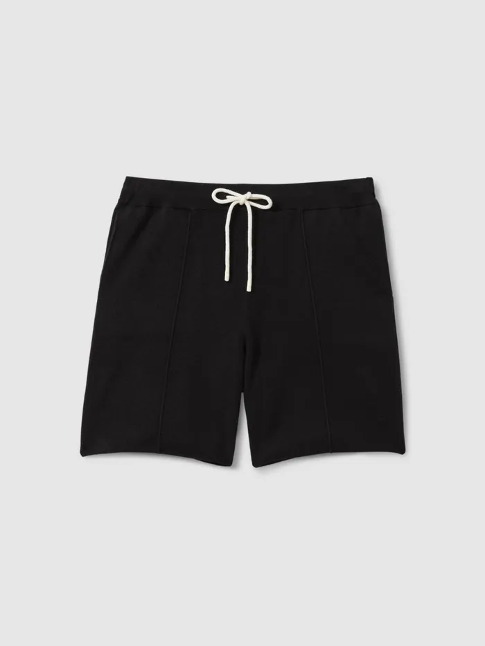 Men Reiss Shorts Drawstring Sweat Shorts Black