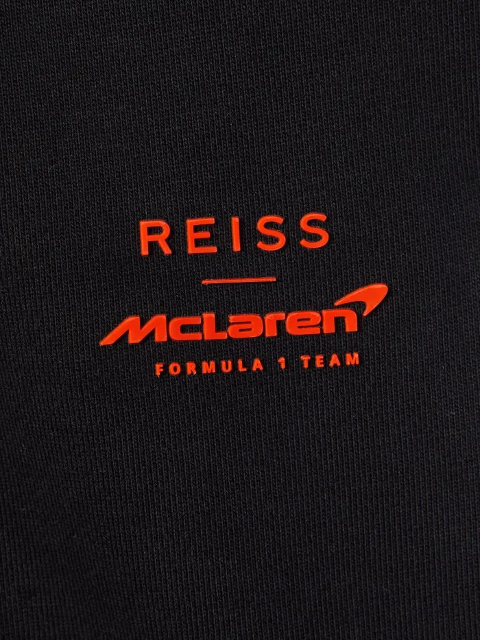 Men Reiss Shorts F1 Cotton Drawstring Shorts Black