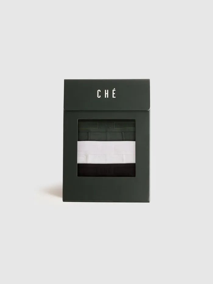 Men Reiss Socks and Underwear Che CH Studios Boxer Briefs With TENCEL Fibers Multi