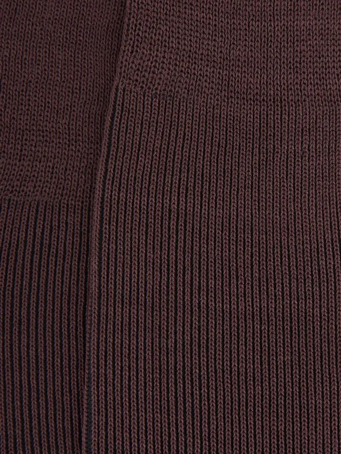 Men Reiss Socks and Underwear Cory Two Tone Cotton Socks Bordeaux