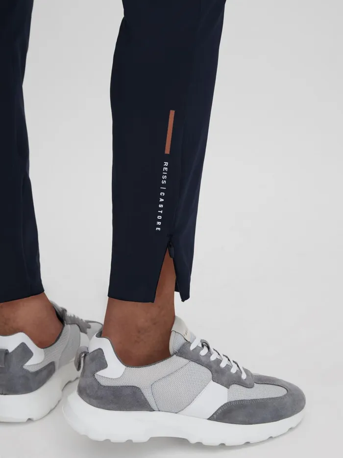 Men Reiss Sweats Hoodies and Joggers Eli Castore Performance Slim Fit Joggers Midnight Navy