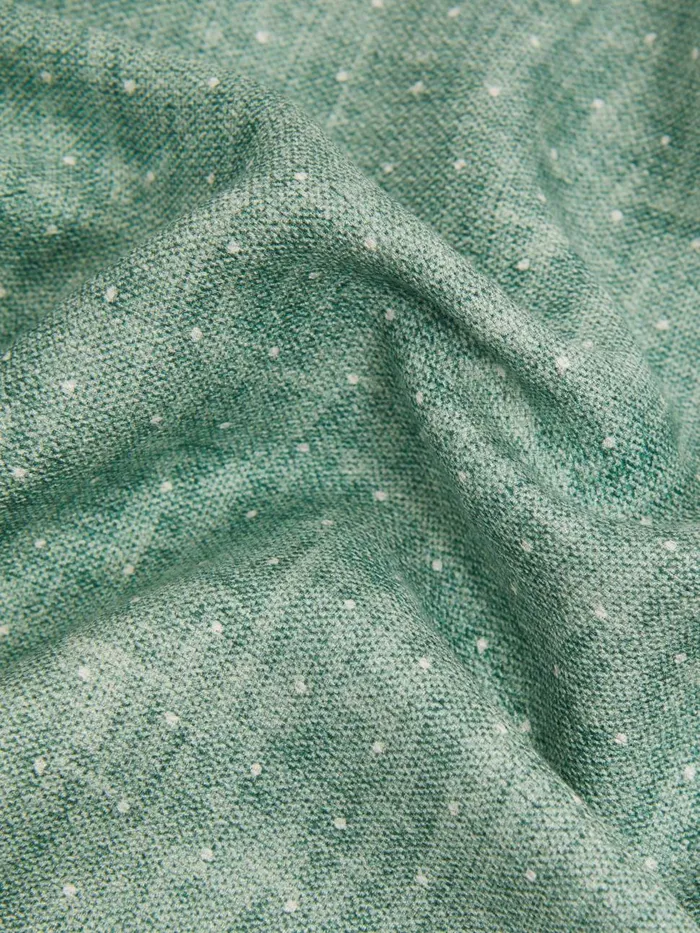 Men Reiss Ties and Pocket Squares Cataldo Silk Reversible Pocket Square Pistachio Melange