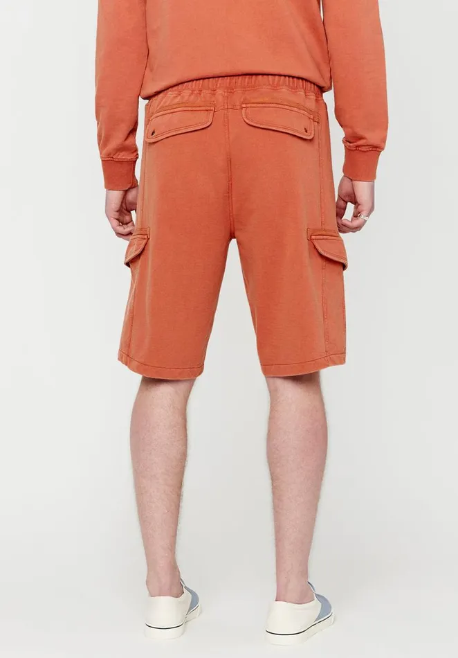 Men Relaxed Buchost Terry Shorts Teracotta Buffalo David Bitton Shorts