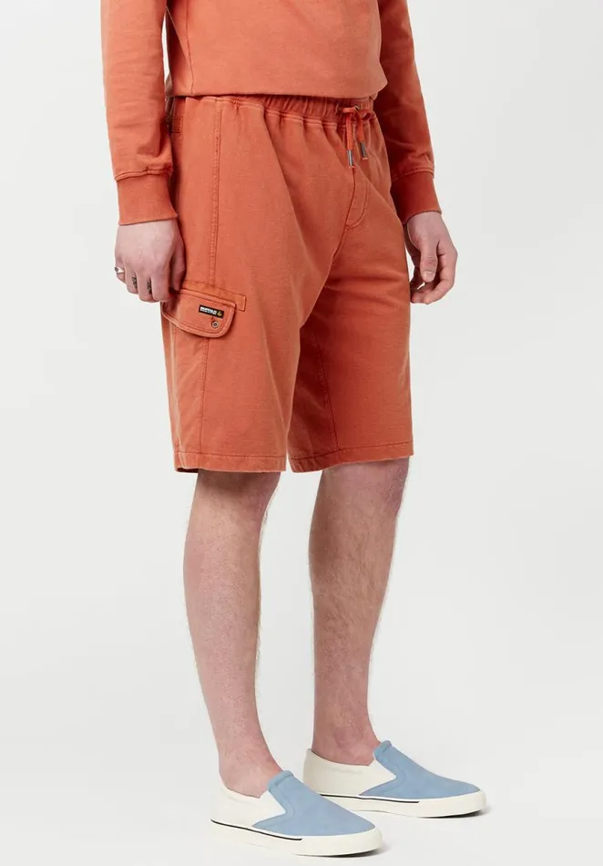 Men Relaxed Buchost Terry Shorts Teracotta Buffalo David Bitton Shorts