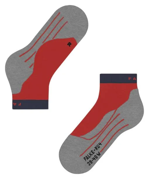 Men RU4 Endurance Short Men Running Short Sock Tangerine FALKE Running Socks