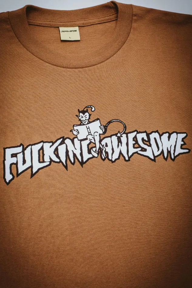 Men Sam Hill Logo Tee Fucking Awesome Short Sleeve Men Sam Hill Logo Tee Fucking Awesome Short Sleeve