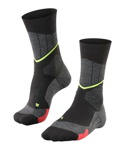 Men SC1 Men Skiing Socks Black FALKE Ski Socks