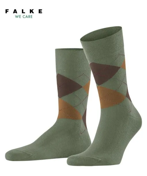 Men Sensitive Argyle Men Socks Khaki FALKE Socks