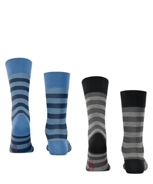 Men Sensitive Mapped Line Bundle 2Pack Men Socks Sortiment FALKE Socks