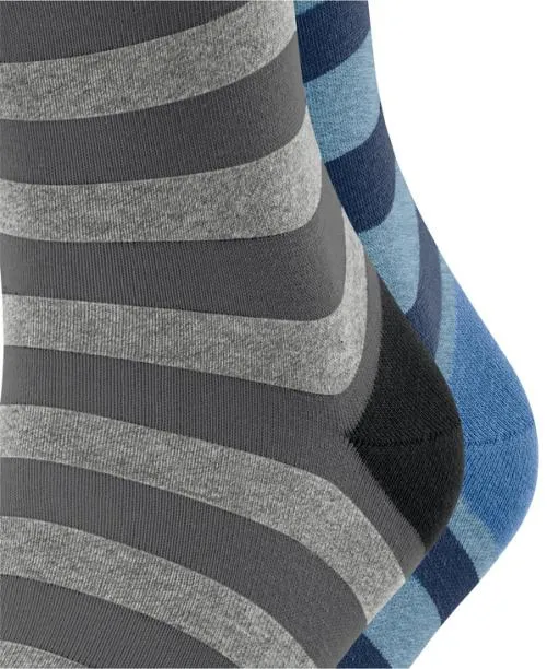Men Sensitive Mapped Line Bundle 2Pack Men Socks Sortiment FALKE Socks