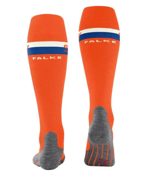 Men SK2 Intermediate Men Skiing Kneehigh Socks Flash Orange FALKE Ski Socks
